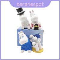 Gia đình đáng yêu Moomin Vai Buddy Tư thế ngủ Hộp mù Hình Hippo Pvc