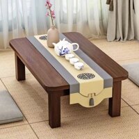 Gia đình, giường gỗ, giường, trà nhỏ kiểu Nhật, cửa sổ, thấp, học, máy tính, bàn đặt giường.