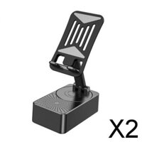 Giá đỡ 2xPhone có bộ khuếch đại âm thanh Giá đỡ điện thoại 2 trong 1 cho bàn vào nhà