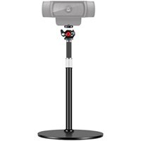 Giá Đỡ Ba Chân Bằng Kim Loại Xoay 360 Độ Cho Camera Hành Trình / webcam° Đế Bi Điều Chỉnh Được Độ Cao Tương Thích Với webcam logitech c930 c922 brio 4k Và Các webc