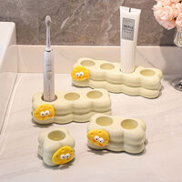 Giá đỡ bàn chải đánh răng bằng gốm, Giá trưng bày kem đánh răng, Giá đựng bàn chải đánh răng điện dễ thương mới, Giá đựng bàn chải đánh răng chậu rửa phòng tắm