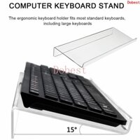 Giá Đỡ Bàn Phím Máy Tính Bằng Acrylic Trong Suốt Tiện Dụng Cho Trường Học/ Văn Phòng