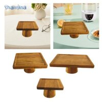 Giá đỡ bánh bằng gỗ Shamjina Giá đỡ bánh tráng miệng cho bánh rán, trái cây đa chức năng