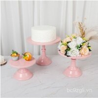 Giá đỡ bánh kim loại phong cách châu Âu, quán trà sữa, món tráng miệng, khay cao, đạo cụ cưới, trang trí khay bánh tiệc