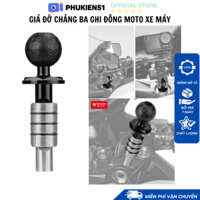 Giá đỡ bi 25mm gắn chảng ba ghi đông xe máy moto hỗ trợ gắn nhiều thiết bị