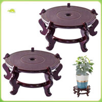 Giá đỡ bình hoa bằng gỗ nguyên khối Giá đỡ hoa chạm khắc tay cho cây trồng trong nhà Giá đỡ chậu hoa chắc chắn có chân chống trượt Giá đỡ bình hoa thanh lịch cho gia đình