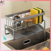 Giá đỡ bồn rửa chén OTV có khay thoát nước cực Rag cho tổ chức nhà bếp