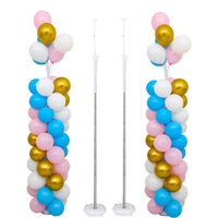 Giá đỡ bóng bay 106 inch có túi nước Bộ chân đế có thể điều chỉnh Chân đế bóng bay kim loại cho sinh nhật Đám cưới cho bé tắm tốt nghiệp Trang trí tiệc Nhu cầu