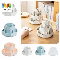 Giá Đỡ Bút Có Thể Xoay 9 Ngăn Sức Chứa Lớn Tiết Kiệm Không Gian Phong Cách Hiện Đại