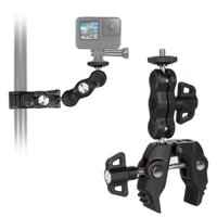 Giá Đỡ Camera Hành Trình GoPro DSLR Gắn Tay Lái Xe Đạp Đầu Bi 1 / 4 "Xoay 360 Độ