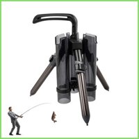 Giá đỡ cần câu đứng Hợp kim nhôm Cần câu cá Chân máy Cần dày Giá sắp xếp cho thuyền 3 jinxusw1vn