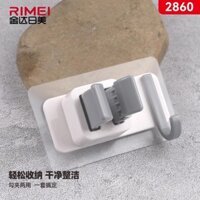 Giá đỡ cây lau nhà Jinda Rimei, kẹp cây lau nhà không cần khoan, móc treo cây lau nhà, giá treo phòng tắm, gắn tường mạnh mẽ cho nhà bếp