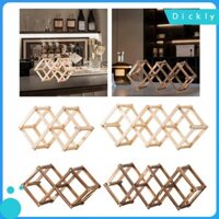 Giá đỡ chai Giá đỡ trưng bày Kệ sắp xếp Giá đỡ có thể xếp chồng lên nhau có thể gập lại cho thanh tủ