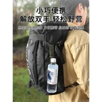 Giá đỡ chai nước ngoài trời, du lịch, đi bộ đường dài, kẹp chai nước khoáng, dây đai, khóa ba lô, vòng treo chai nước, móc dây