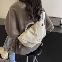 Giá đỡ chai nước, túi đeo chéo một vai, túi yoga đi bộ đường dài, túi bánh bao thể thao, túi ngực retro chống nước dung tích lớn, siêu nhẹ, hàng giao ngay