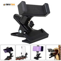 Giá đỡ chân kẹp mỏ vịt UK15 đa năng kèm ngàm ballhead 360 độ gắn điện thoại, gopro, đèn flash