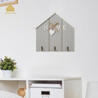 Giá Đỡ Chìa Khóa Gỗ Bảo Quản 3 Móc Bắc Âu Chắc Chắn Treo Tường Trang Trí Mũ Giá Cho Văn Phòng Nhà Lối Vào