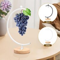 Giá đỡ chuối Giá đỡ hình mặt trăng Giá treo chuối Móc treo trái cây có đế gỗ để treo chuối SHOPTTKC3592