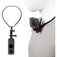 Giá đỡ cổ máy ảnh 360 gắn ngực POV / VLOG cho Insta360 X 4 / X3 / Go 3s / One X2 RS / Gopro Hero 13 12 Phụ kiện Selfie có thể mở rộng cho DJI Osmo Action 5 Pro 4 3 AKASO More Acti