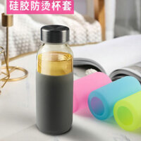 Giá đỡ cốc cách nhiệt Silicone 3.24 Cốc giữ nhiệt Chống bỏng Cốc thủy tinh thẳng dài Tay áo chống trượt Vỏ bảo vệ Bình sữa cho bé phổ thông 1,20,000