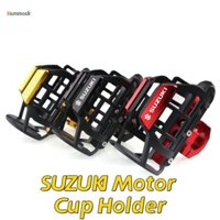 Giá đỡ cốc nước xe máy Giá đỡ chai nước bằng nhôm Thích hợp cho Suzuki GSX250R GW250 DL250 Phụ kiện sửa đổi xe máy Giá đỡ chai nước cản trước