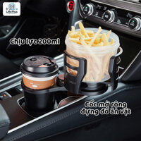 Giá Đỡ Cốc Ô Tô 4 Trong 1, Kệ Đựng Bình Nước Có Thể Điều Chỉnh Xoay 360 Độ Chống Rung Cho Xe Hơi Life Plus - GDC01