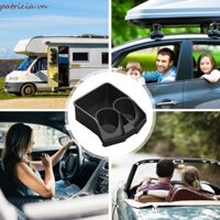 Giá đỡ cốc ô tô HTGHTG, Giá đỡ cốc đôi đa chức năng chống mài mòn, Hộp đựng bảng điều khiển màu đen tiện lợi Hộp đựng ghế ô tô bằng nhựa tự động