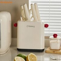 Giá đỡ dao Dopamine FLASHPULSE, Giá đỡ dao kéo nhà bếp công suất lớn bằng nhựa, Tiết kiệm không gian sang trọng nhẹ có khay bắt nước Dao kéo Giá phơi mặt bàn