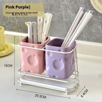 Giá đỡ dao gốm và đũa có giá đựng đồ treo tường