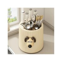 Giá đỡ dao xoay, giá lưu trữ đa chức năng, giá đỡ đũa và thìa, giá dao trên mặt bếp, lồng đũa lưu trữ tích hợp