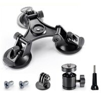 Giá Đỡ Đầu Bi 1 / 4 "Gắn Kính Chắn Gió Xe Hơi Kèm Ốc Vít Cho Insta360 X3 / One R / DJI Action 2 / Gopro