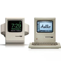 Giá đỡ đế sạc cho đồng hồ thông minh Apple Watch 8/7/6/5/4/3/2/1 Silicon hình Monitor - nhiều màu