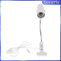 Giá đỡ đèn bò sát cổ ngỗng có thể điều chỉnh Đèn sưởi gốm UVA Giá đỡ bóng đèn hồng ngoại E27 Vít -EU Plug