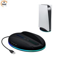 Giá Đỡ Đèn Led Rgb Kèm Tay Cầm Chơi Game Cổng Usb Hub Tương Thích Với Ps5