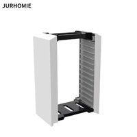 Giá đỡ đĩa trò chơi JURHOMIE, Hộp đựng 12 hộp CD, Hộp đựng đĩa phim đa năng bằng nhựa trắng chất lượng cao cho người yêu trò chơi PS4 / PS5 / Xbox One