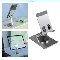 Giá đỡ điện thoại bằng nhôm có thể điều chỉnh ổn định Giá đỡ có thể gập lại cho bàn làm việc Di động nhiều góc