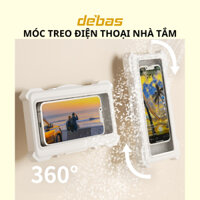 Giá đỡ điện thoại chống nước treo tường màn hình cảm ứng xoay 360 độ cho phòng tắm