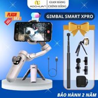Giá đỡ điện thoại chống rung AOCHUAN Smart X pro, Tay cầm chống rung điện thoại, gậy quay video chống rung 3 trục