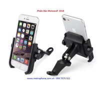 GIÁ ĐỠ ĐIỆN THOẠI CNC GẮN CHÂN KÍNH XE MÁY motowolf metrophone