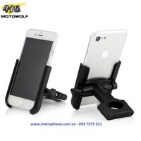 GIÁ ĐỠ ĐIỆN THOẠI CNC GẮN GIĐÔNG MOTOWOLF MẪU THU GỌN