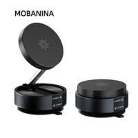 Giá đỡ điện thoại cốc hút chân không MOBANINA, Giá đỡ điện thoại từ tính hai mặt từ tính, Giá đỡ cốc hút điều hướng ô tô có thể xoay 360 độ cho ô tô / phòng tập thể dục / gương