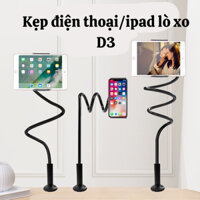 Giá Đỡ Điện Thoại D3 Máy Tính Bảng Mini Kẹp Đầu Giường Đa Năng Giúp Đỡ Mỏi Tay Khi Sử Dụng, Điều Chỉnh Vị Trí (JA SHOP)