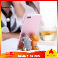 Giá đỡ điện thoại đáy phẳng OPPO cho gia đình Giá đỡ máy tính bảng Mini mèo sống động Thiết kế mới lạ