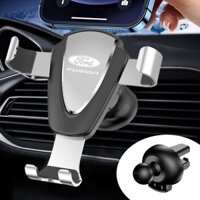 Giá đỡ điện thoại di động Ford Fusion car Giá đỡ điện thoại ô tô trọng lực kim loại lắp đặt cửa thoát khí phù hợp cho tất cả các logo ô tô