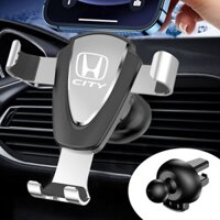 Giá đỡ điện thoại di động ô tô Honda City Giá đỡ điện thoại ô tô trọng lực kim loại lắp đặt cửa thoát khí phù hợp cho tất cả các logo ô tô