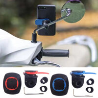 Giá đỡ điện thoại di động PET Độ ổn định cao Hấp thụ sốc Chống rung Đa năng Cài đặt đơn giản Hấp thụ sốc Xe máy Gương phía sau Giá đỡ điện thoại Đồ dùng xe máy