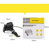 Gía đỡ điện thoại gắn xe máy MOTOWOLF 2805, chống rung, chống giật (CHÍNH HÃNG) phukienphuotsg