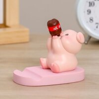 Giá đỡ điện thoại hình hoạt hình dễ thương Ton Ton sáng tạo, trang trí bàn học, giá đỡ điện thoại di động để xem chương trình