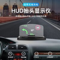 Giá đỡ điện thoại HUD, máy chiếu định vị ô tô, màn hình hiển thị đầu, sạc không dây QI, giá đỡ ô tô XC90