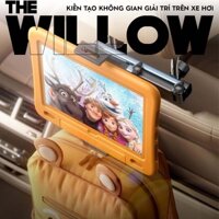 Giá đỡ điện thoại, ipad ô tô, xoay 360°, gắn sau ghế ô tô, kẹp điện thoại The Willow